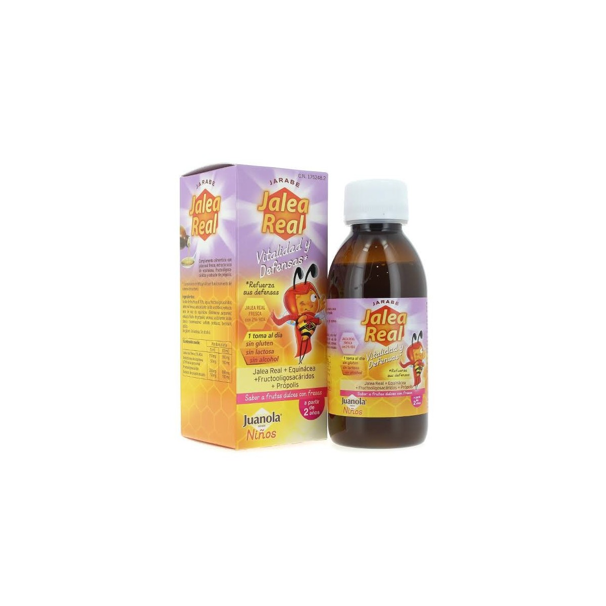 juanola jalea real jarabe vitalidad y defensas ninos 150 ml