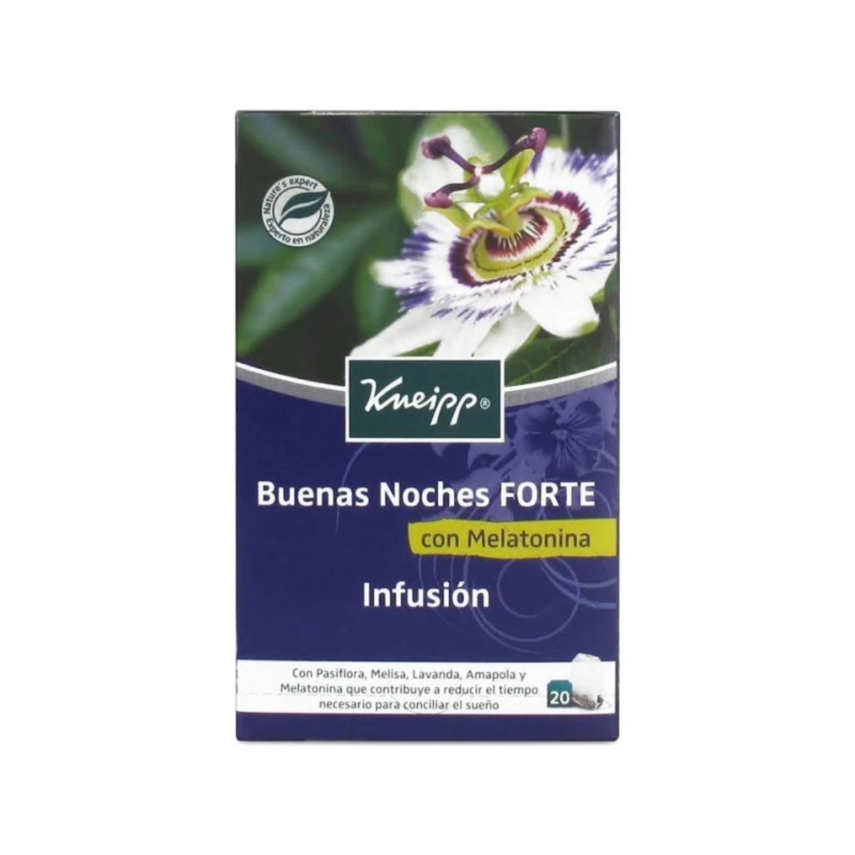 kneipp buenas noches forte melatonina 20 bolsitas
