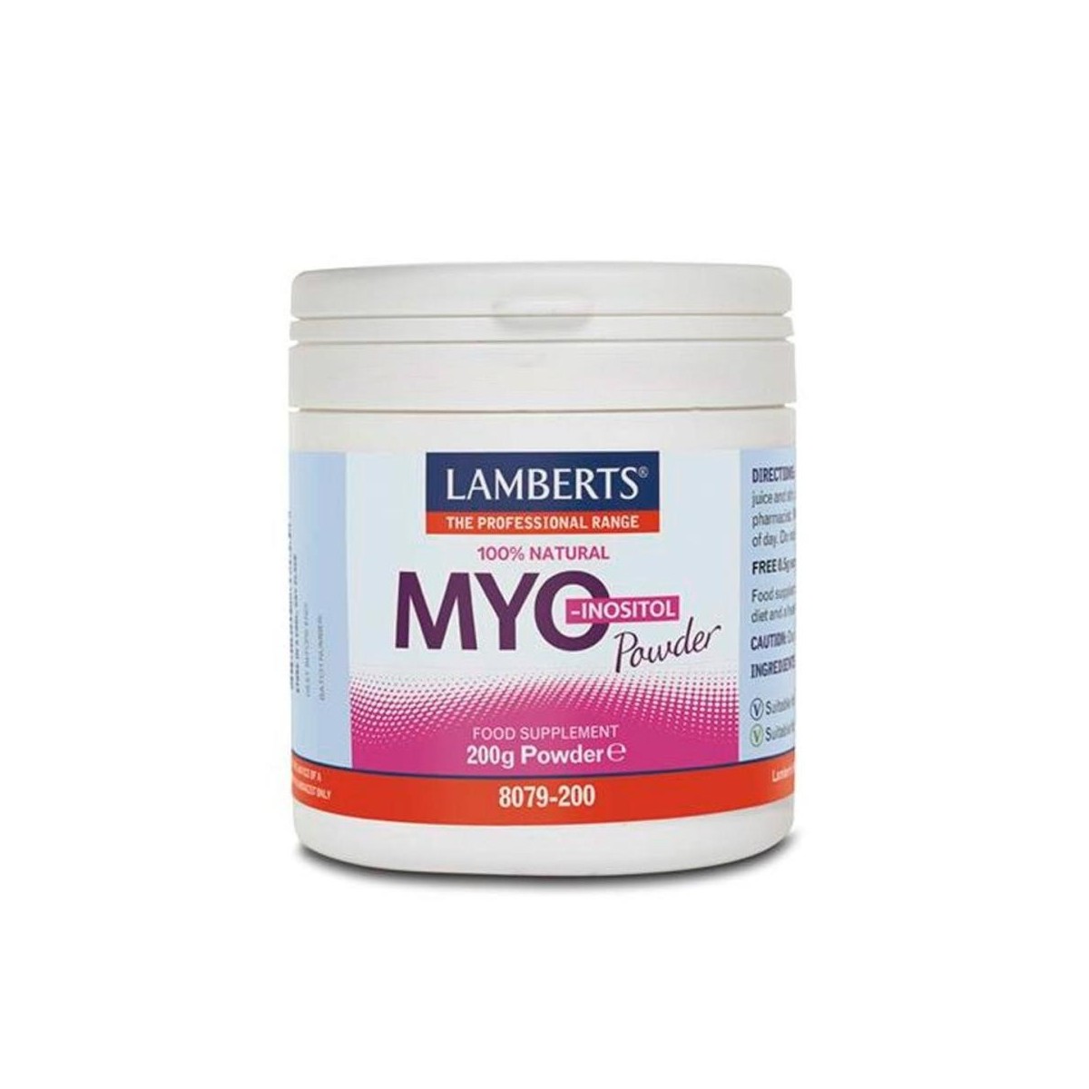 lamberts myo inositol polvo 200gr