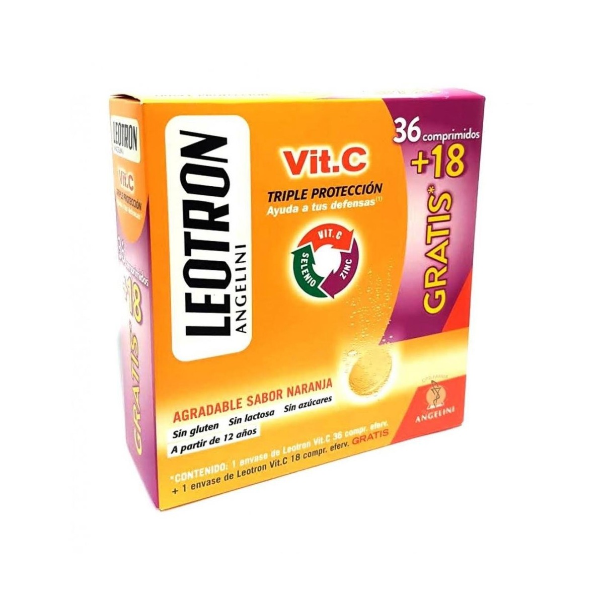leotron vitamina c 36 18 comprimidos