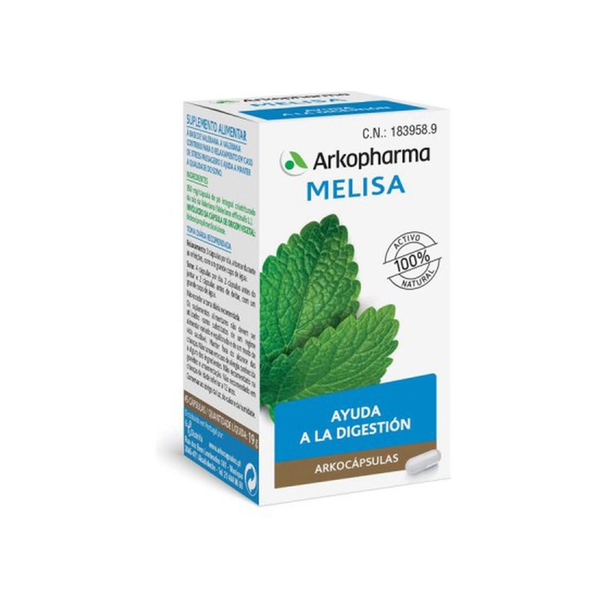 arkopharma melisa 45 capsulas