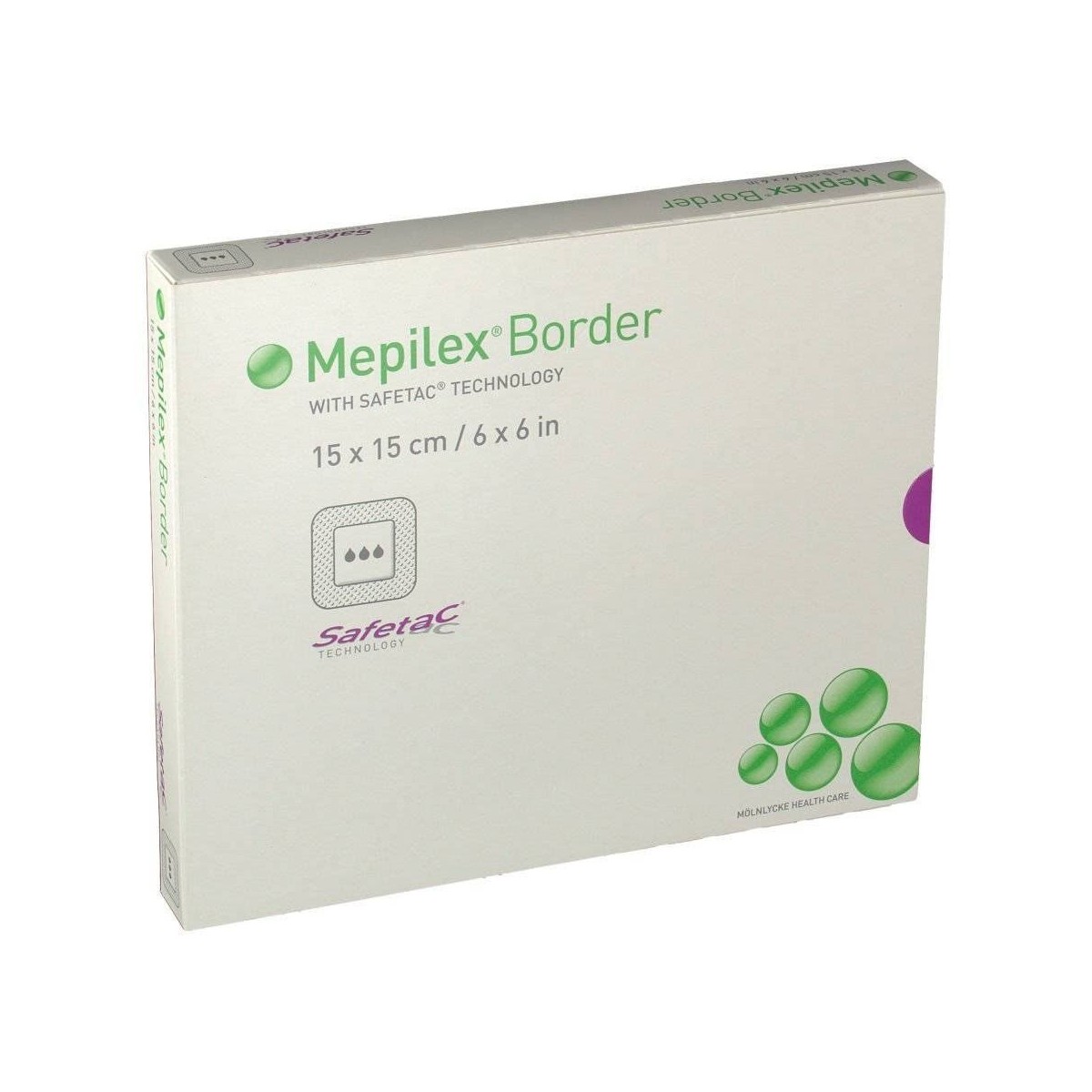 mepilex aposito border 15 x 15cm 3 uds