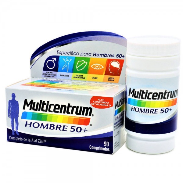 multicentrum hombre 50 90 comprimidos