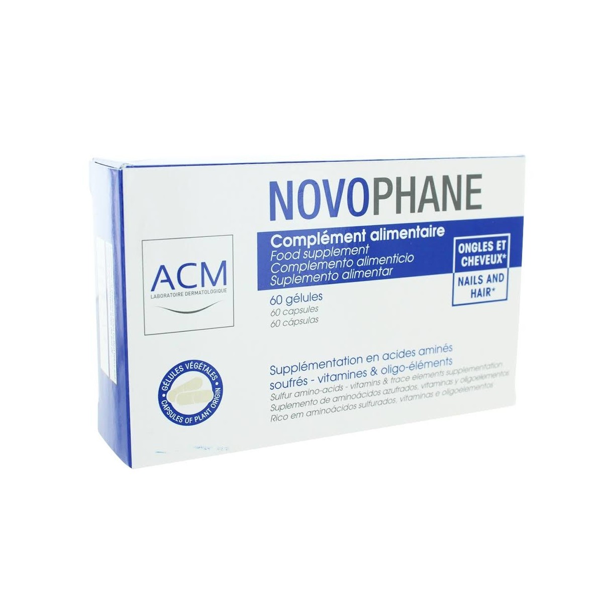acm novophane 60 capsulas