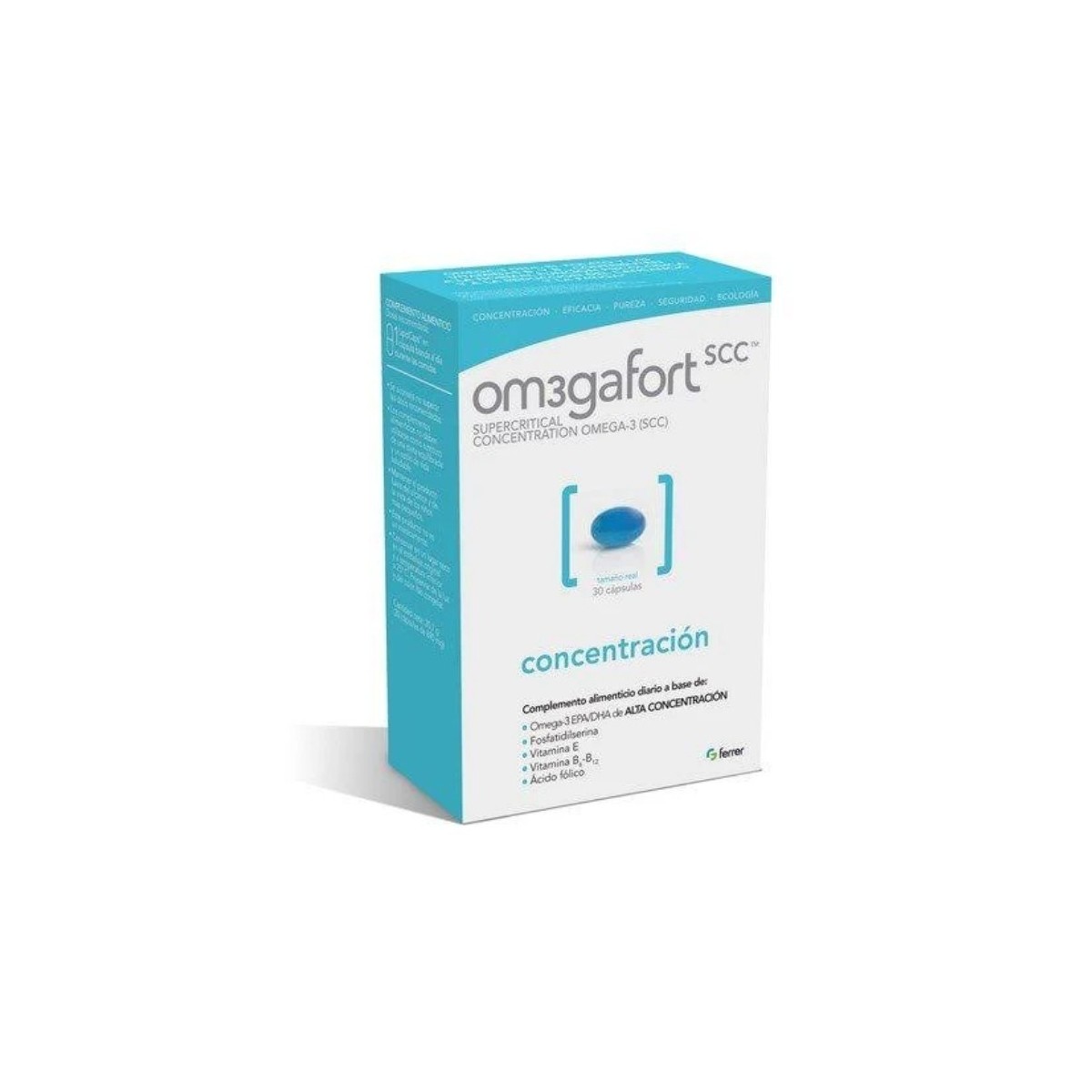 omegafort concentracion 30 capsulas