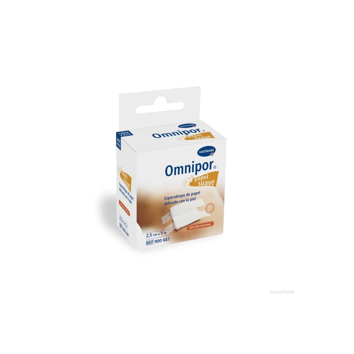 esparadrapo omnipor de papel 5 m x 5cm