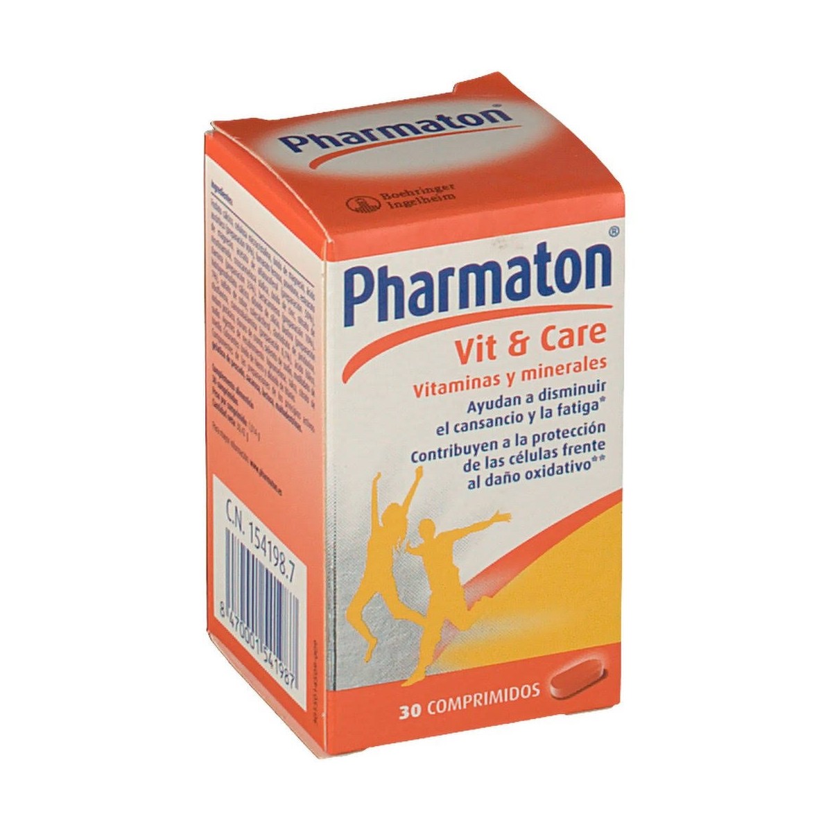 pharmaton vit care 30 comprimidos