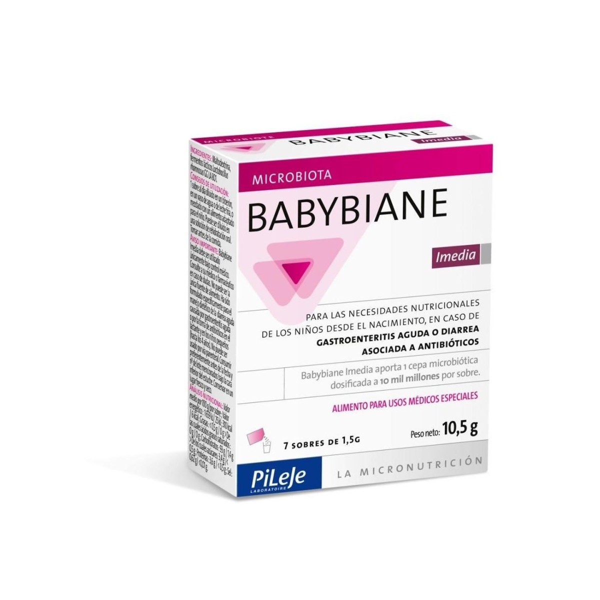 babybiane imedia 7 sobres pileje