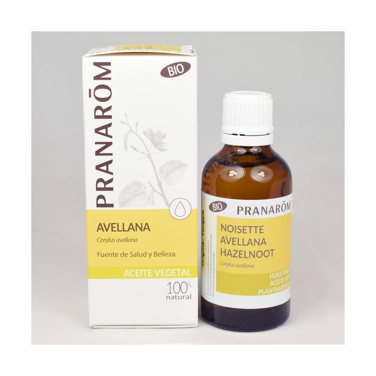 pranarom aceite vegetal avellana bio 50 ml