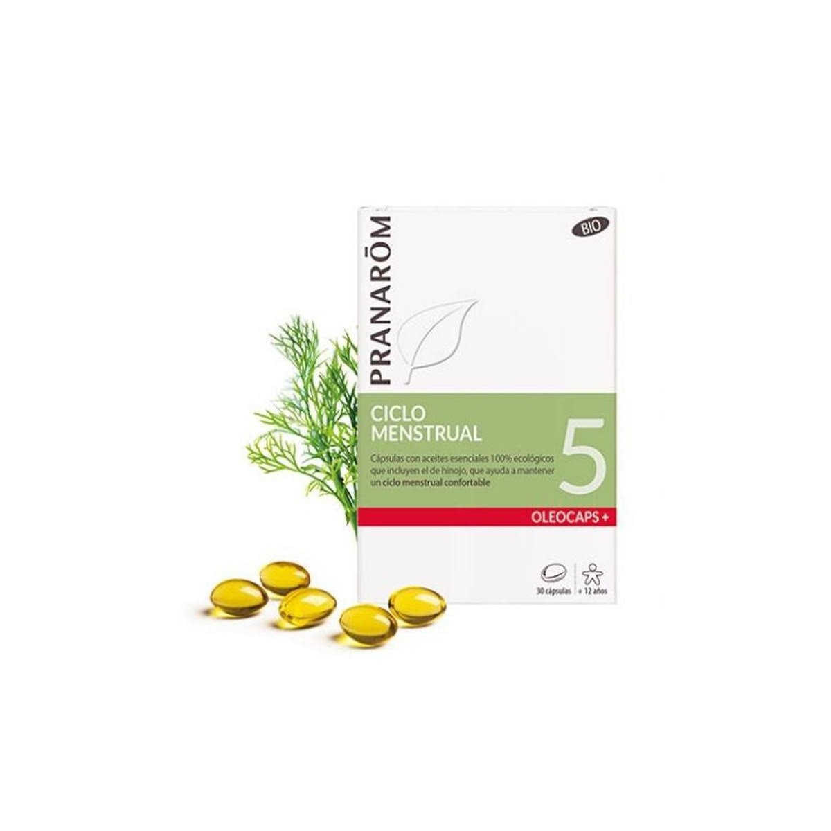pranarom oleocaps 5 ciclo menstrual bio 30 capsulas