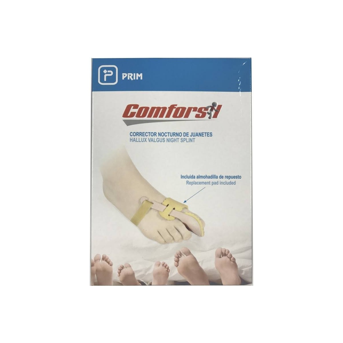 comforsil corrector juanetes nocturno izquierdo 1 unidad cc252