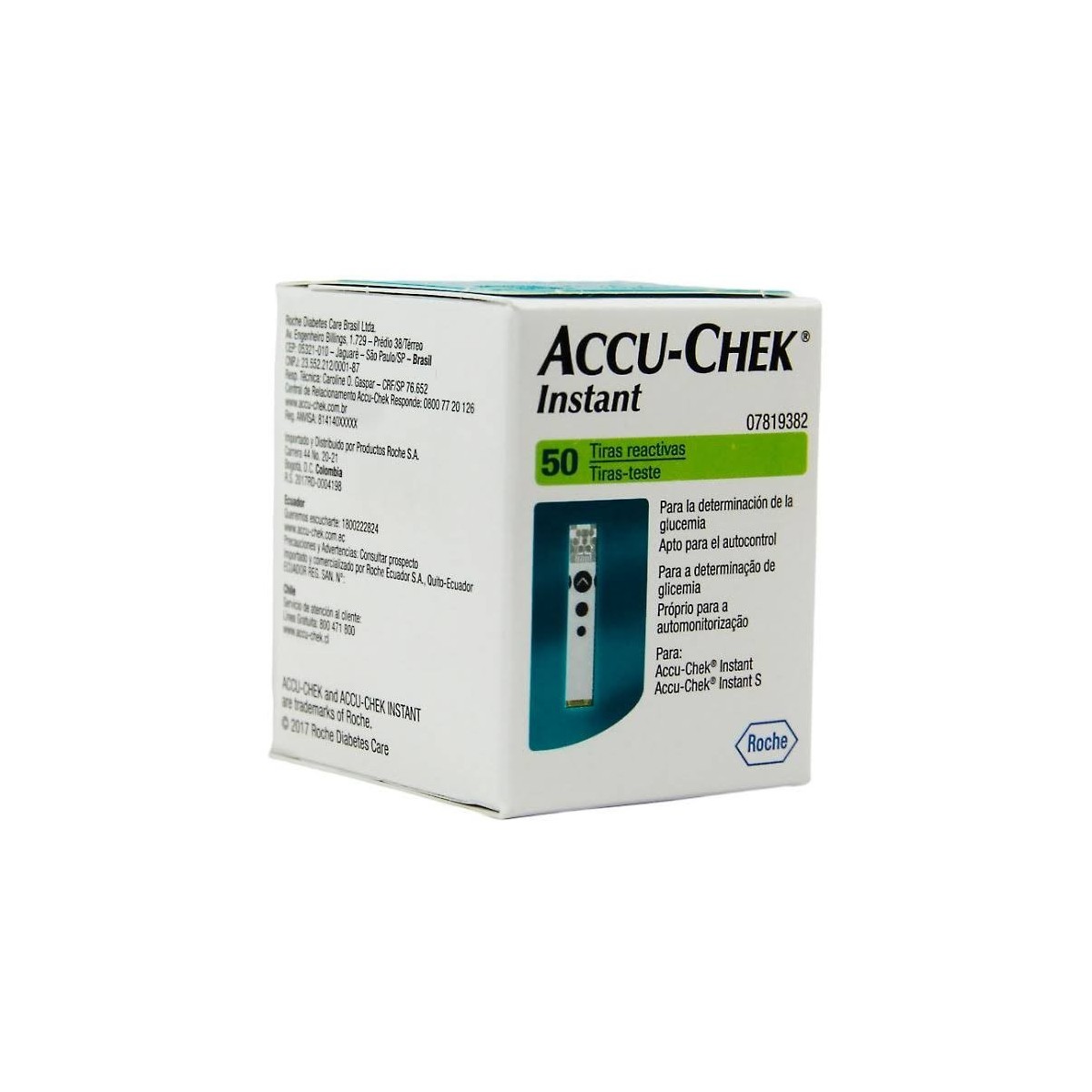 accu chek instant 50 tiras reactivas