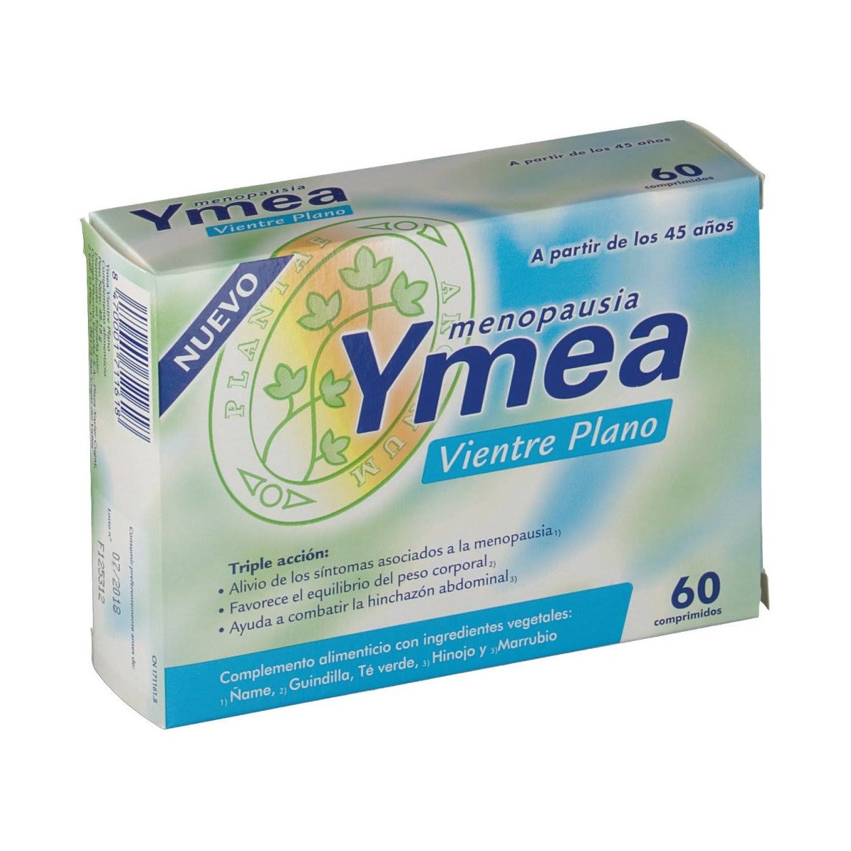 ymea menopausia vientre plano 60 comprimidos