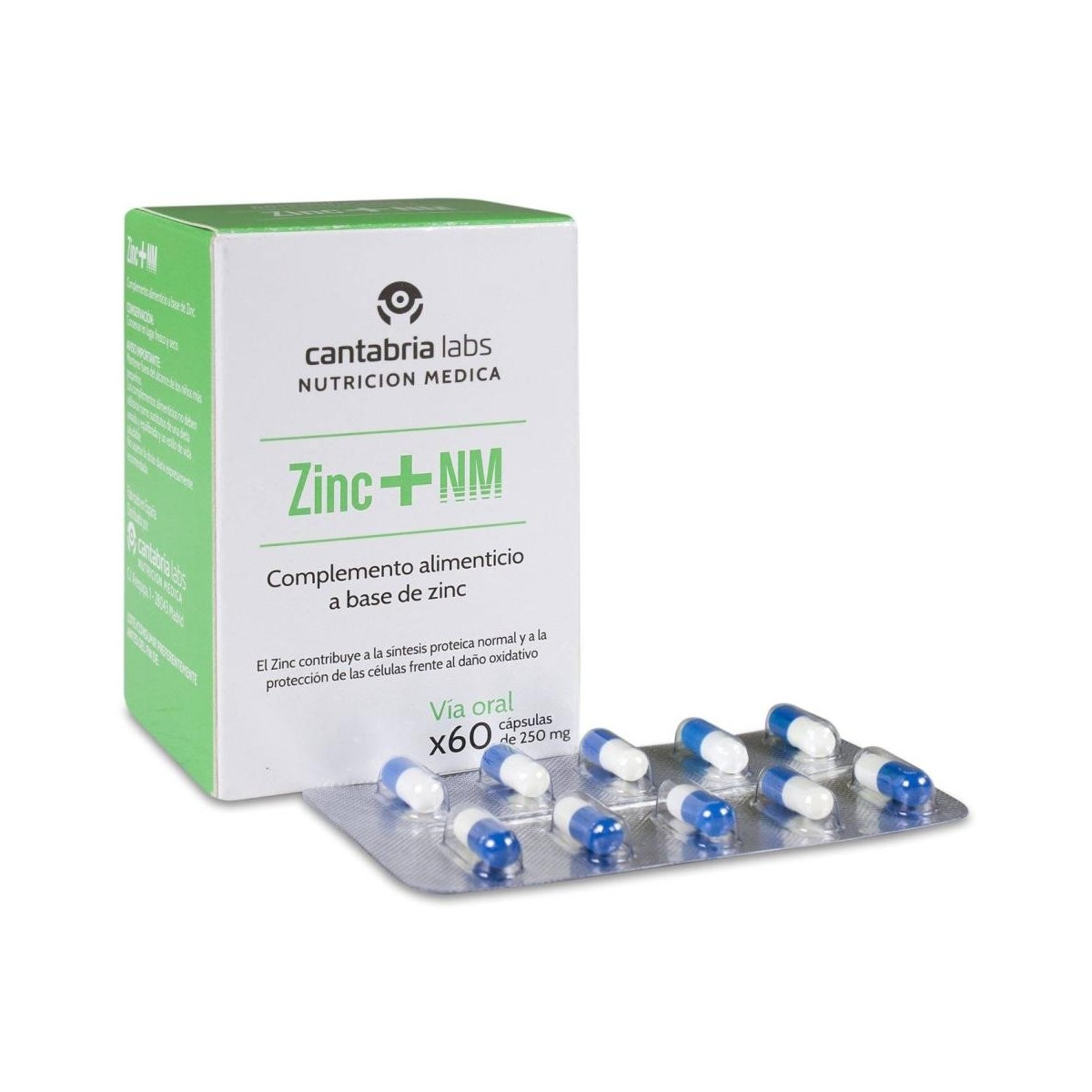 zinc nm 60 capsulas