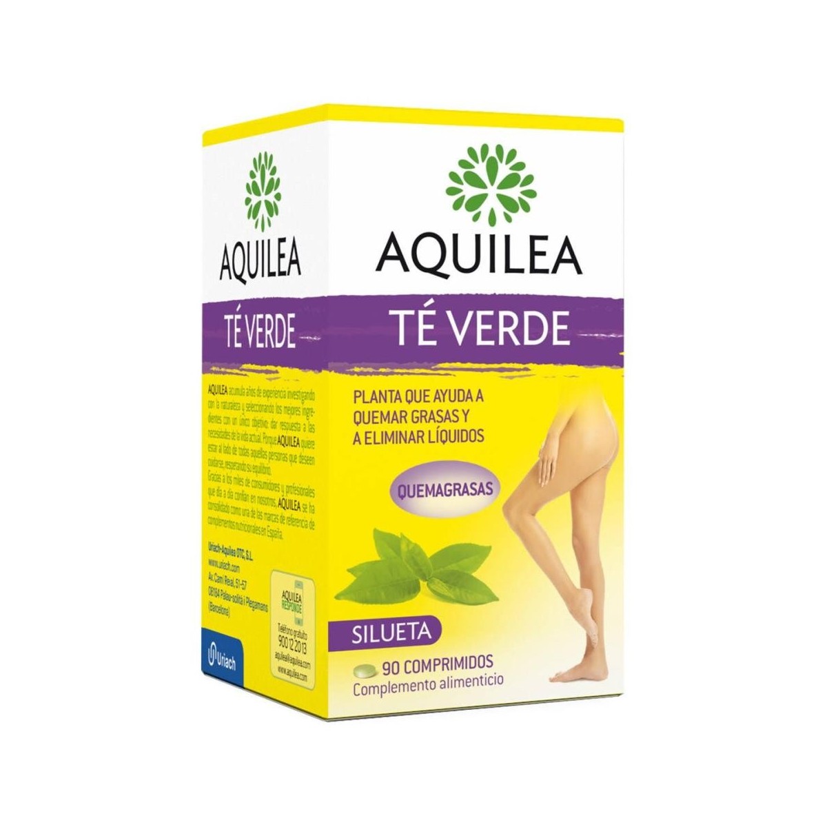 aquilea te verde 90 comprimidos