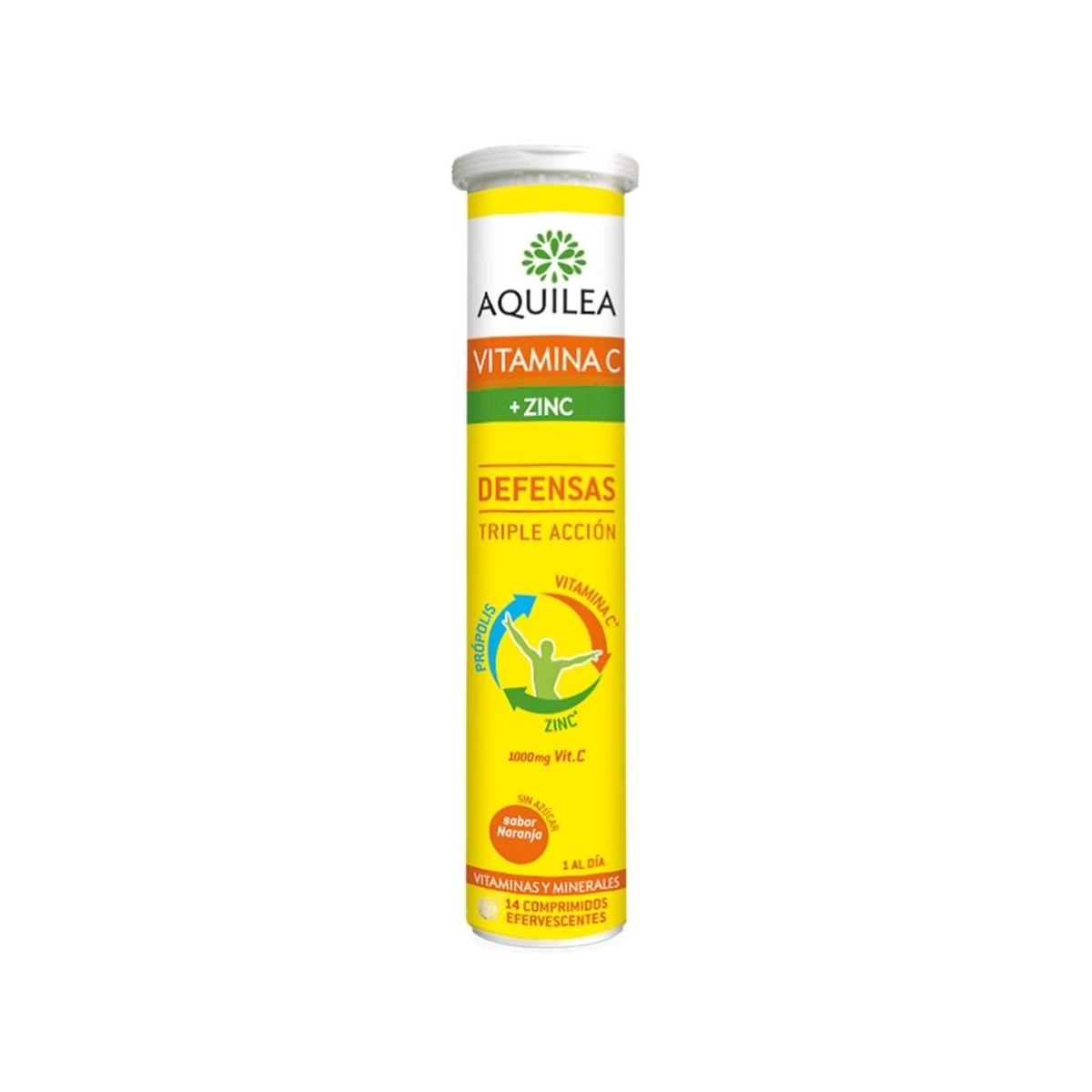 aquilea vitamina c zinc 14 comprimidos efervescentes