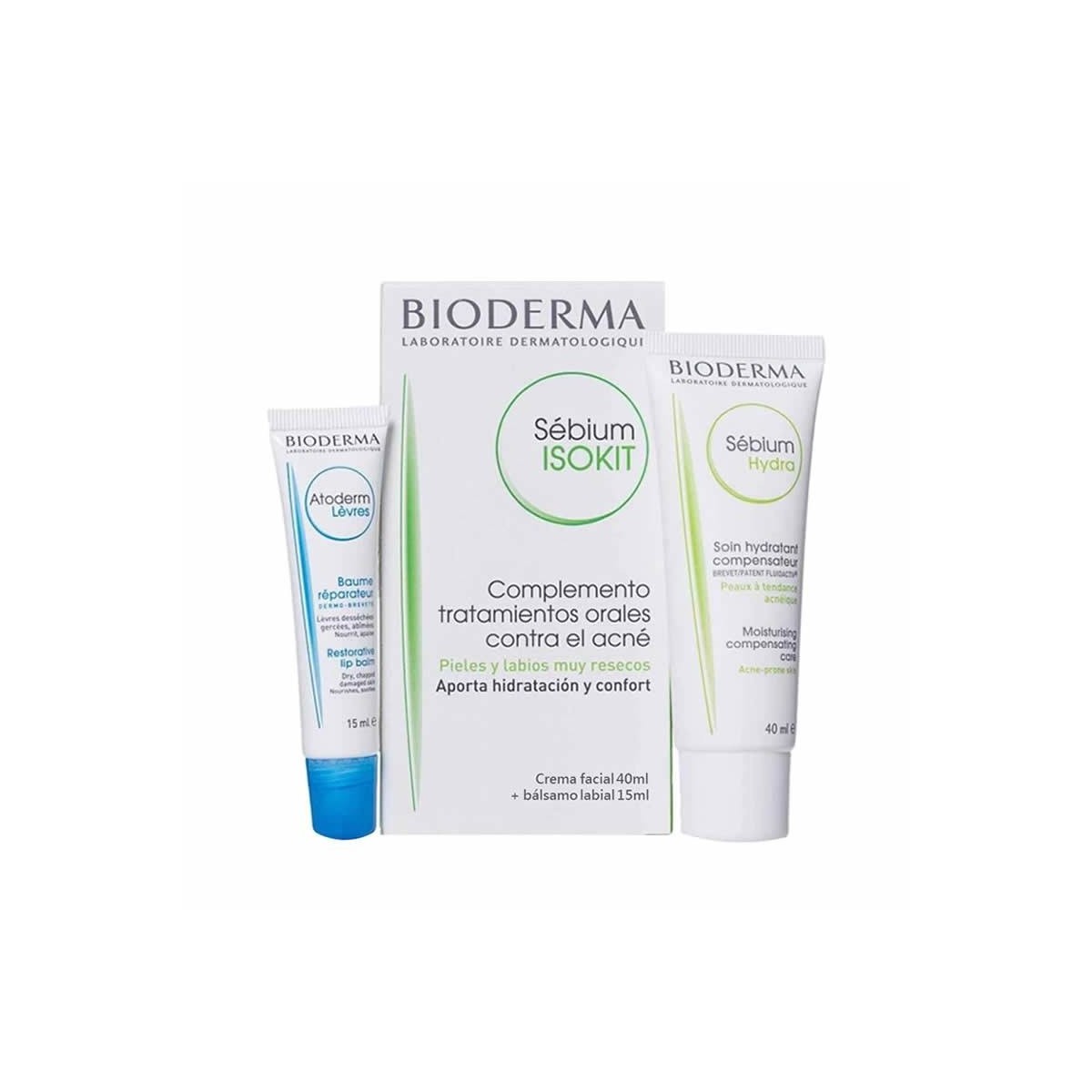 sebium isokit bioderma 40 ml 15 ml