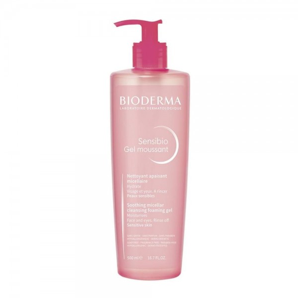 bioderma sensibio gel moussant 500 ml