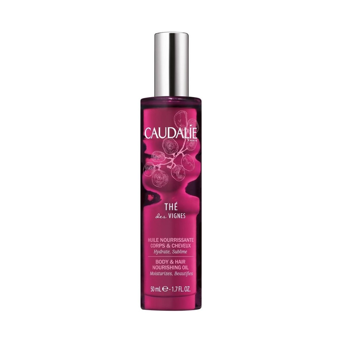 caudalie the des vignes aceite nutritivo cuerpo y cabello 50ml