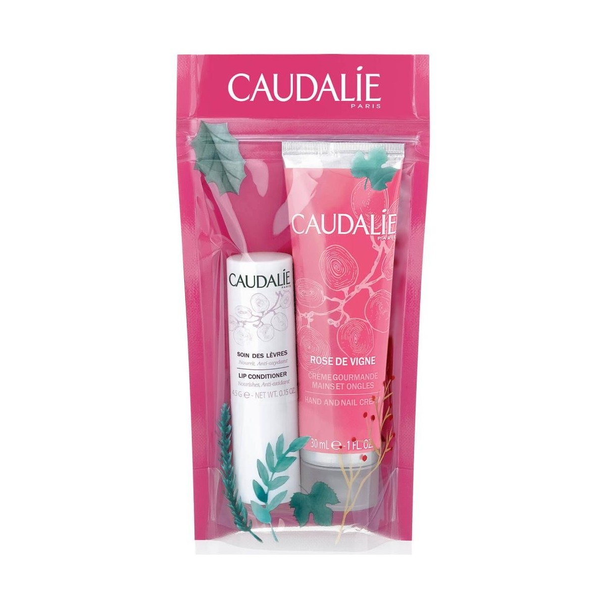 duo labios y manos rose de vigne caudalie