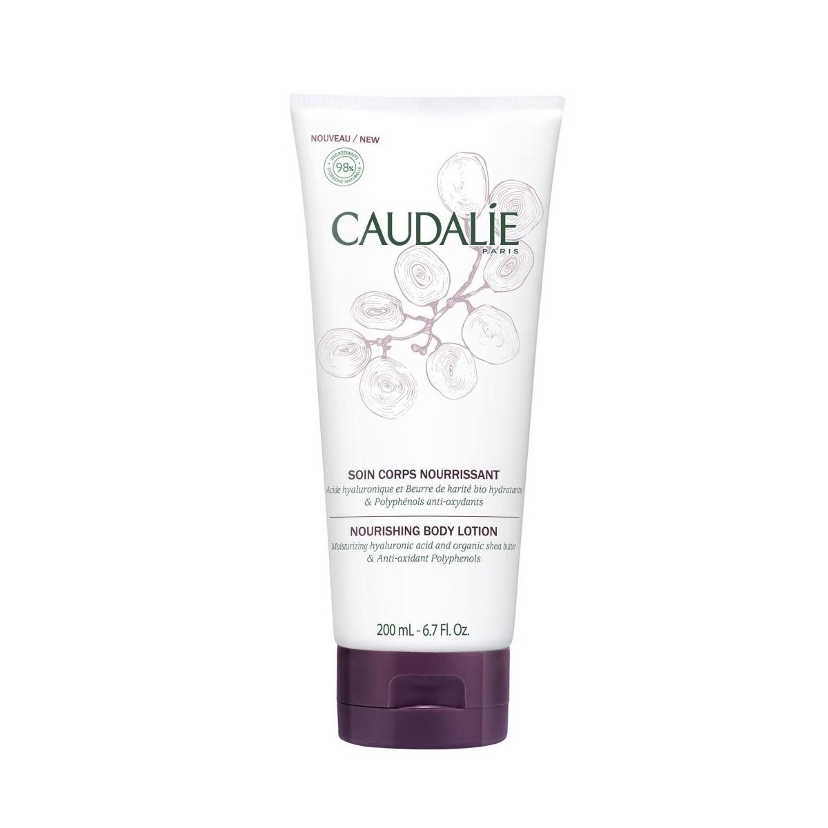 caudalie tratamiento corporal nutritivo 200 ml