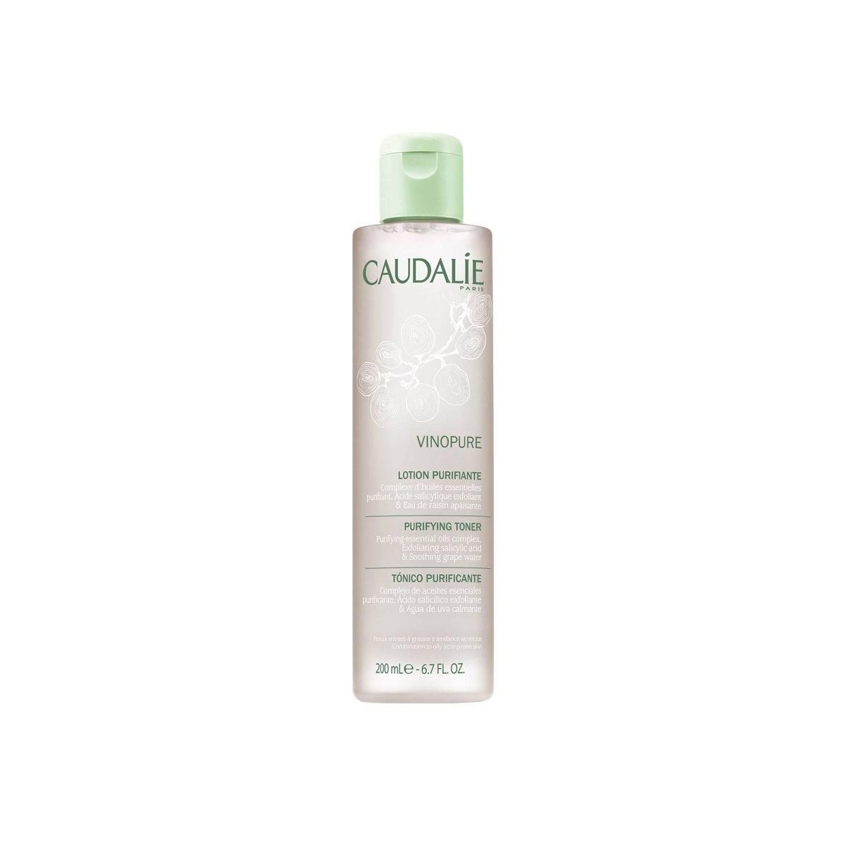 caudalie vinopure tonico purificante 200 ml
