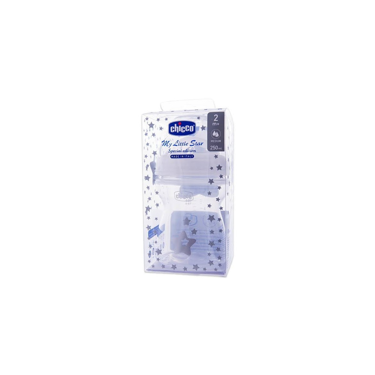 chicco my little star biberon tetina silicona 2m 250ml