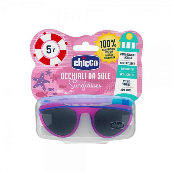 chicco gafas de sol rosa 5 anos