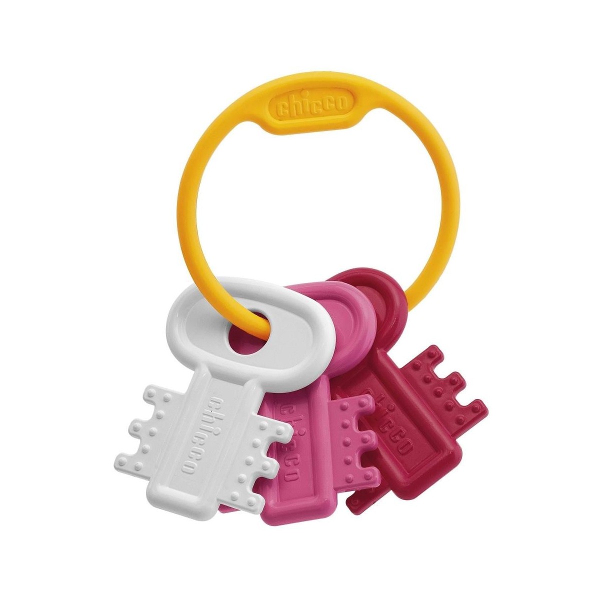 chicco llaves coloreadas rosa