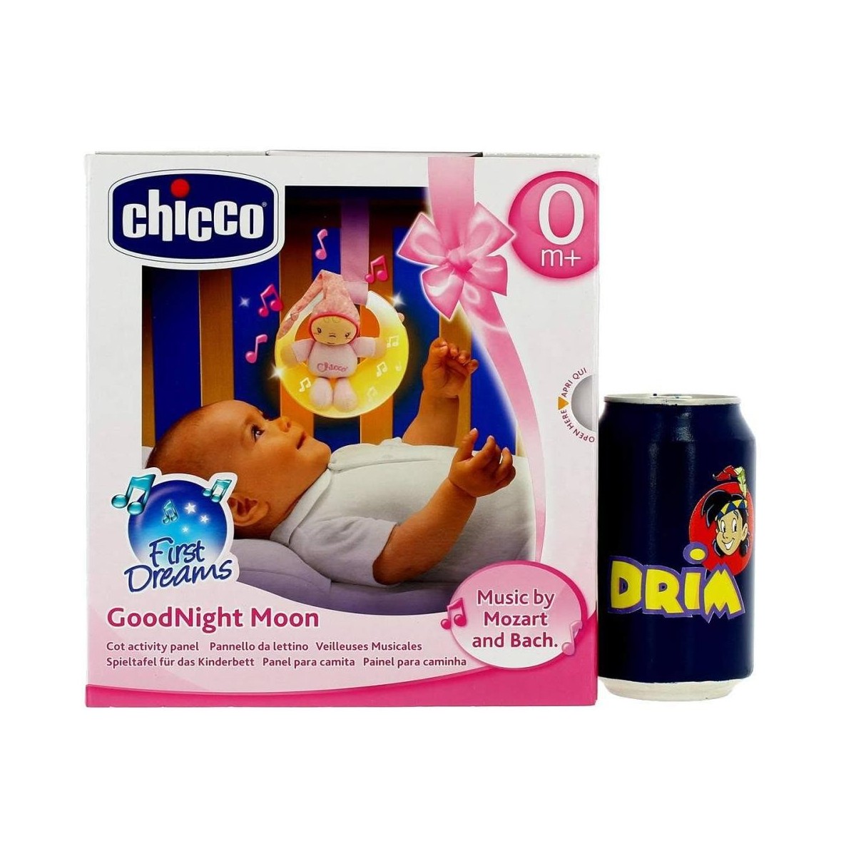 chicco luces musicales buenas noches rosa
