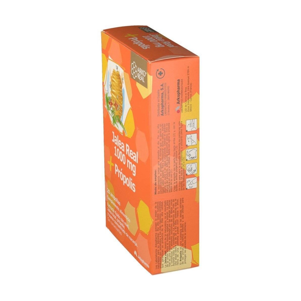 arkoreal jalea real propolis 20 ampollas