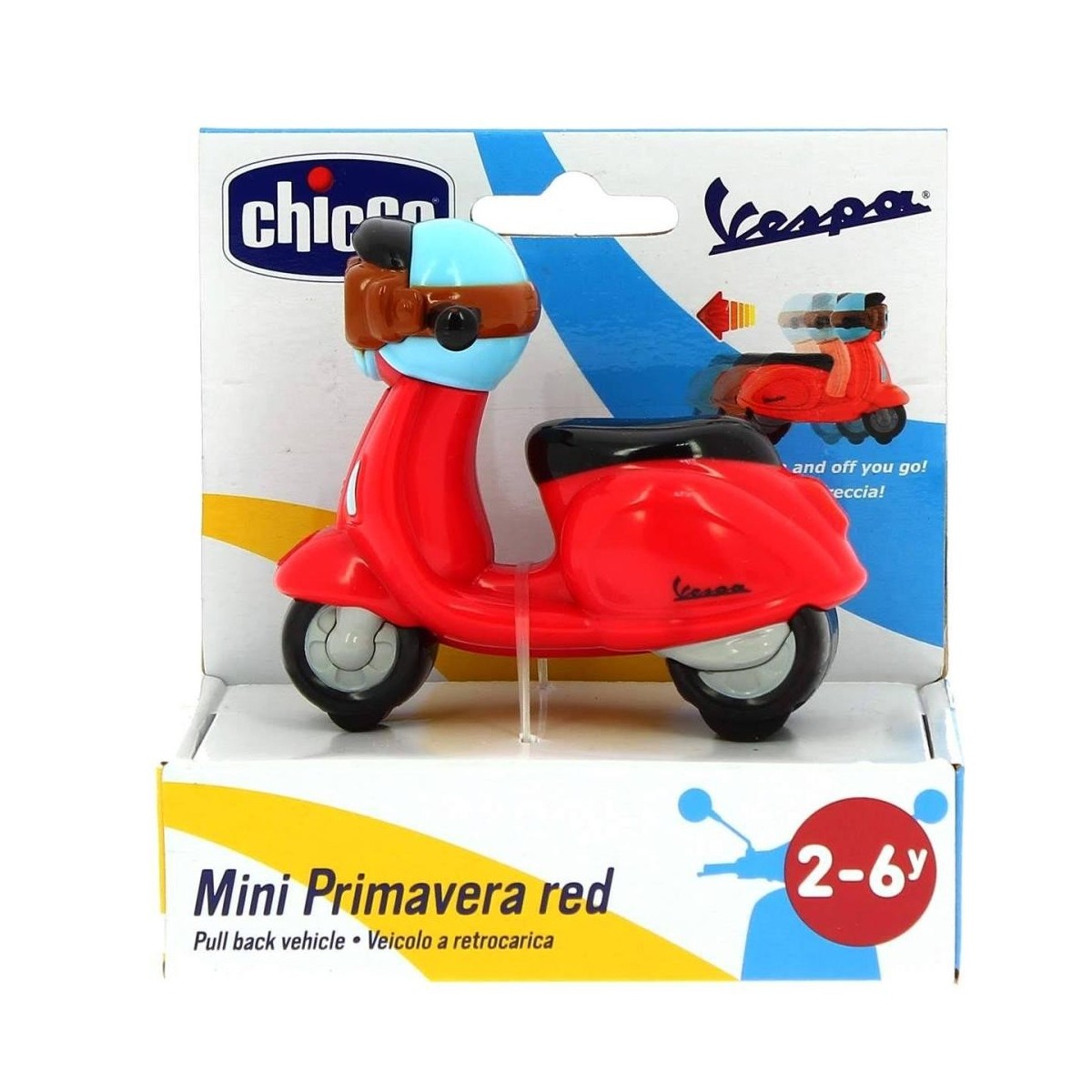 mini turbo touch vespa rojo chicco