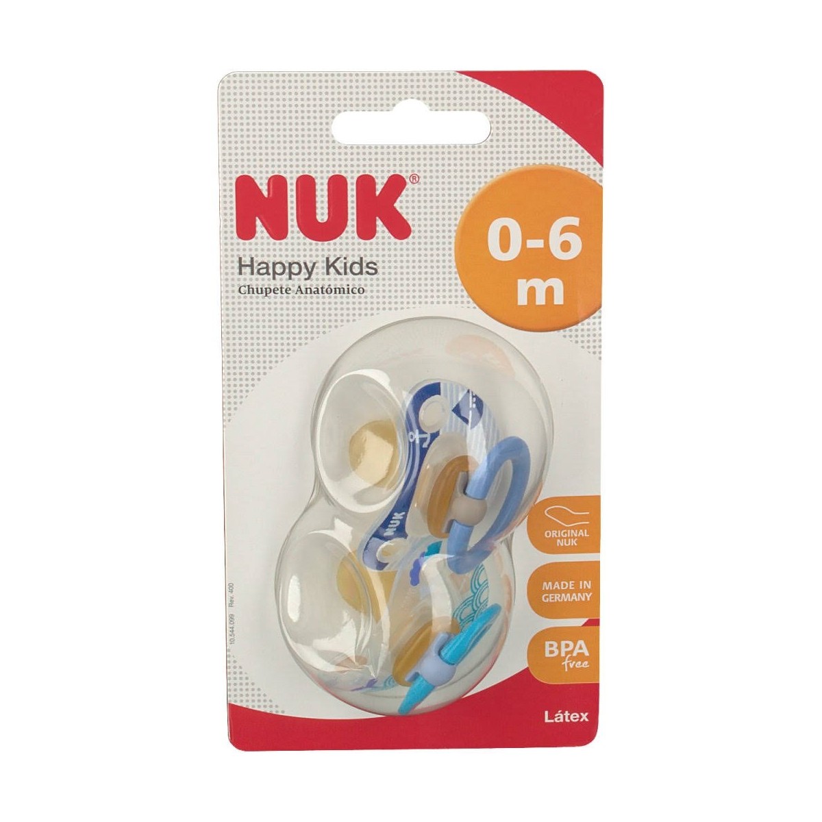 nuk chupete latex dia t 1 2 undidades