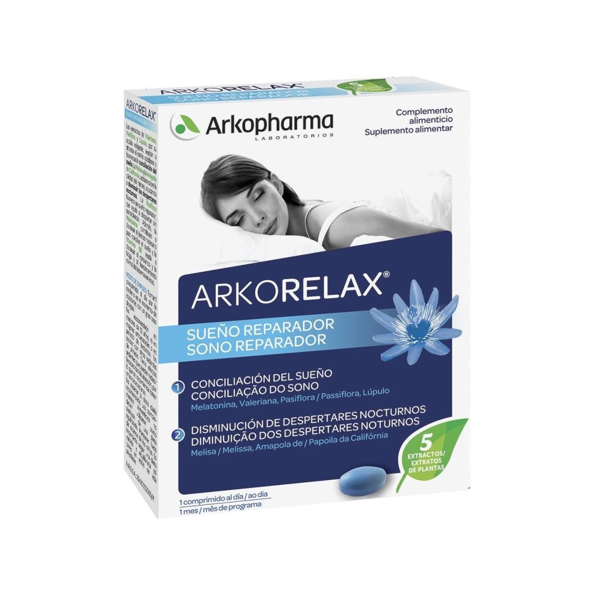 arkopharma arkorelax sueno 30 comprimidos