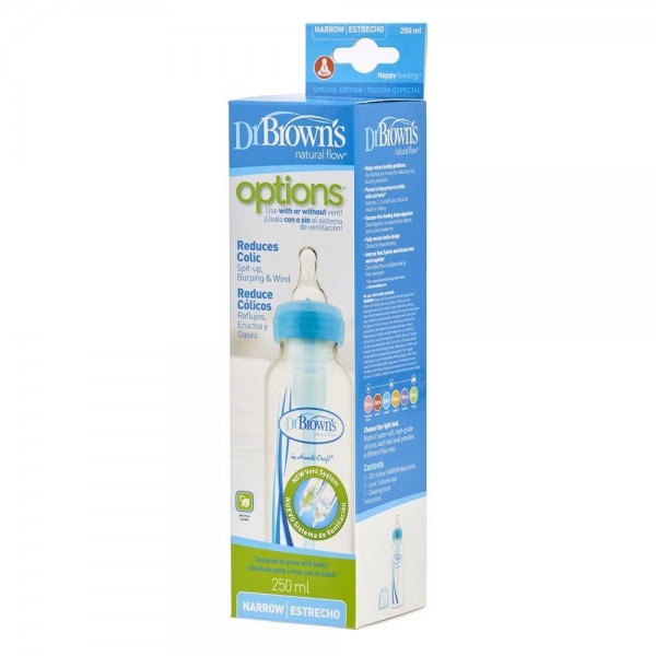 dr browns biberon options azul 250ml
