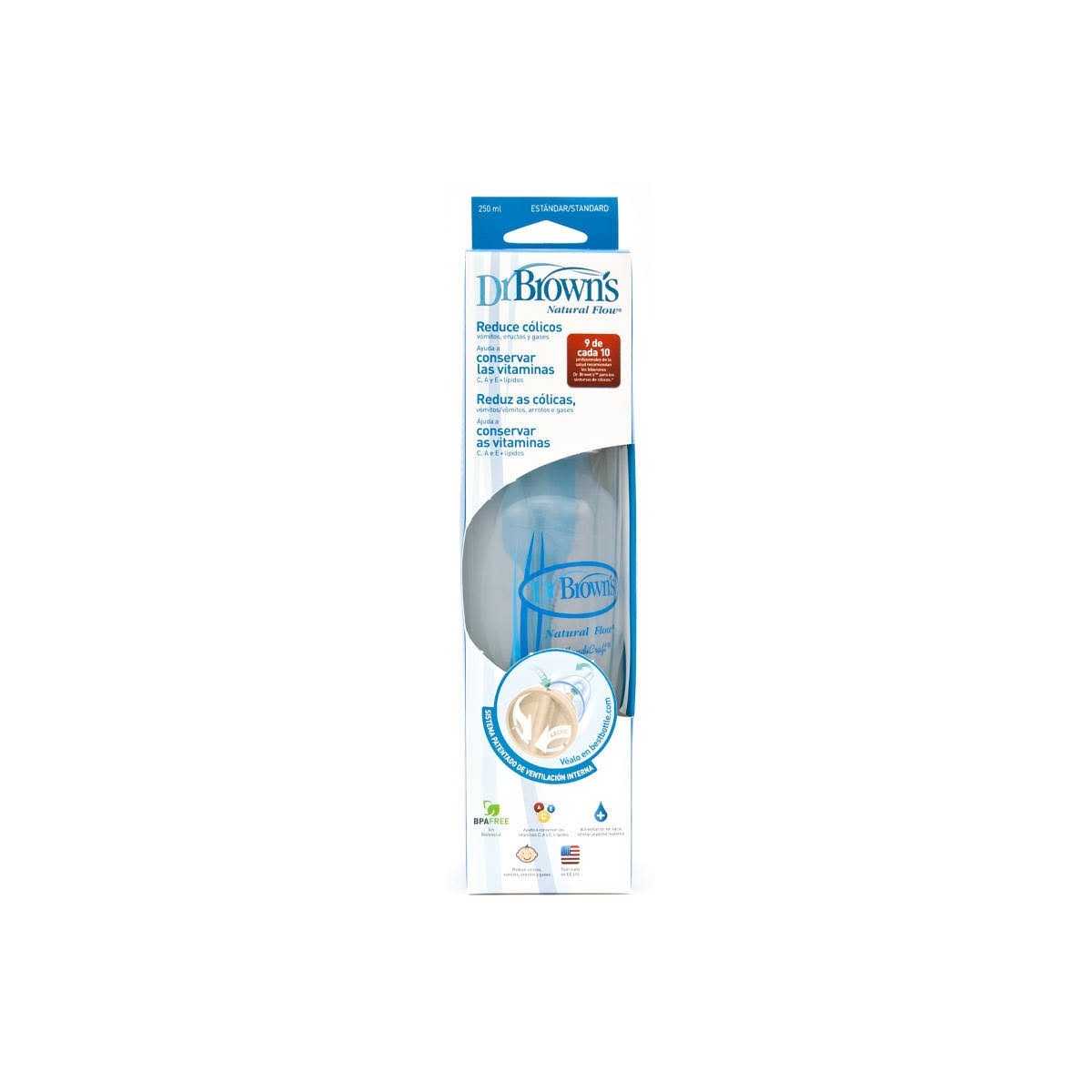 biberon boca estandar dr browns 240 ml