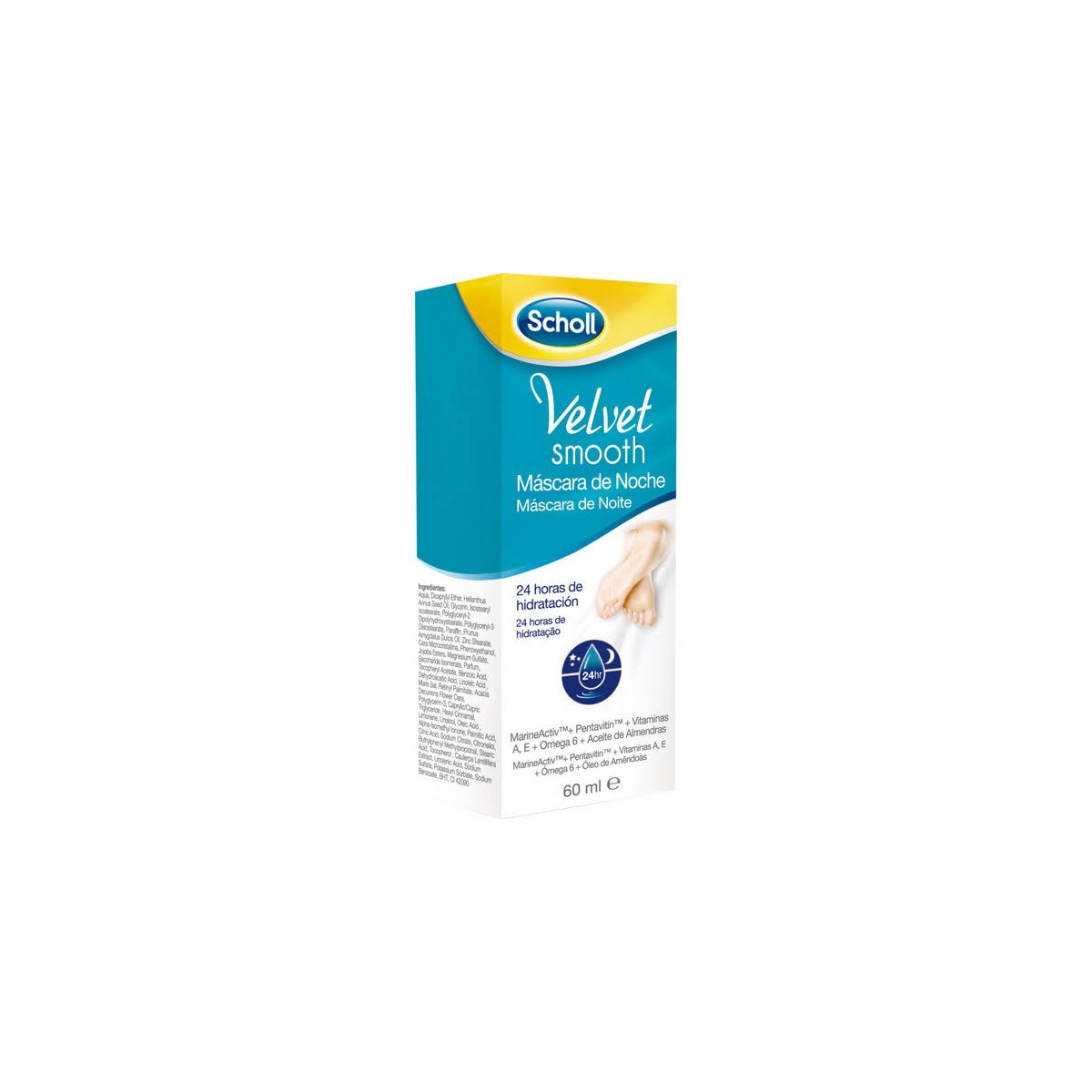 dr scholl velvet smooth mascara de noche 60 ml