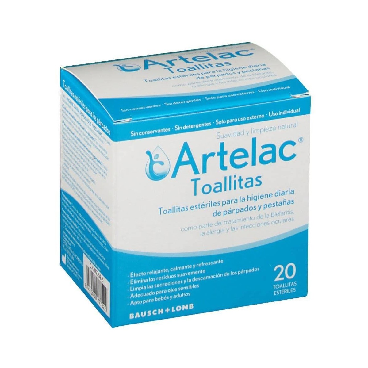 artelac 20 toallitas
