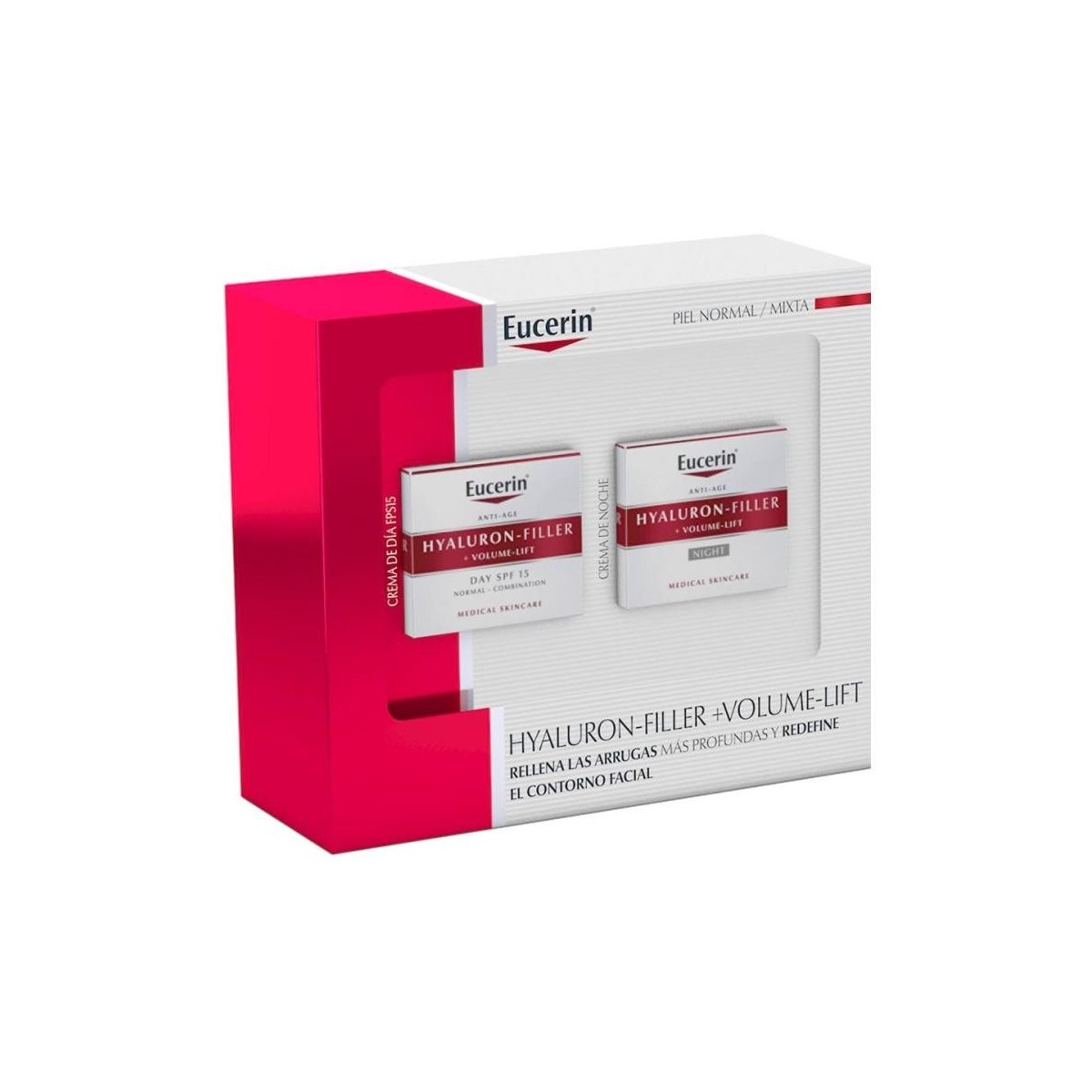 eucerin hyaluron filler volume lift crema piel seca 50ml crema de noche