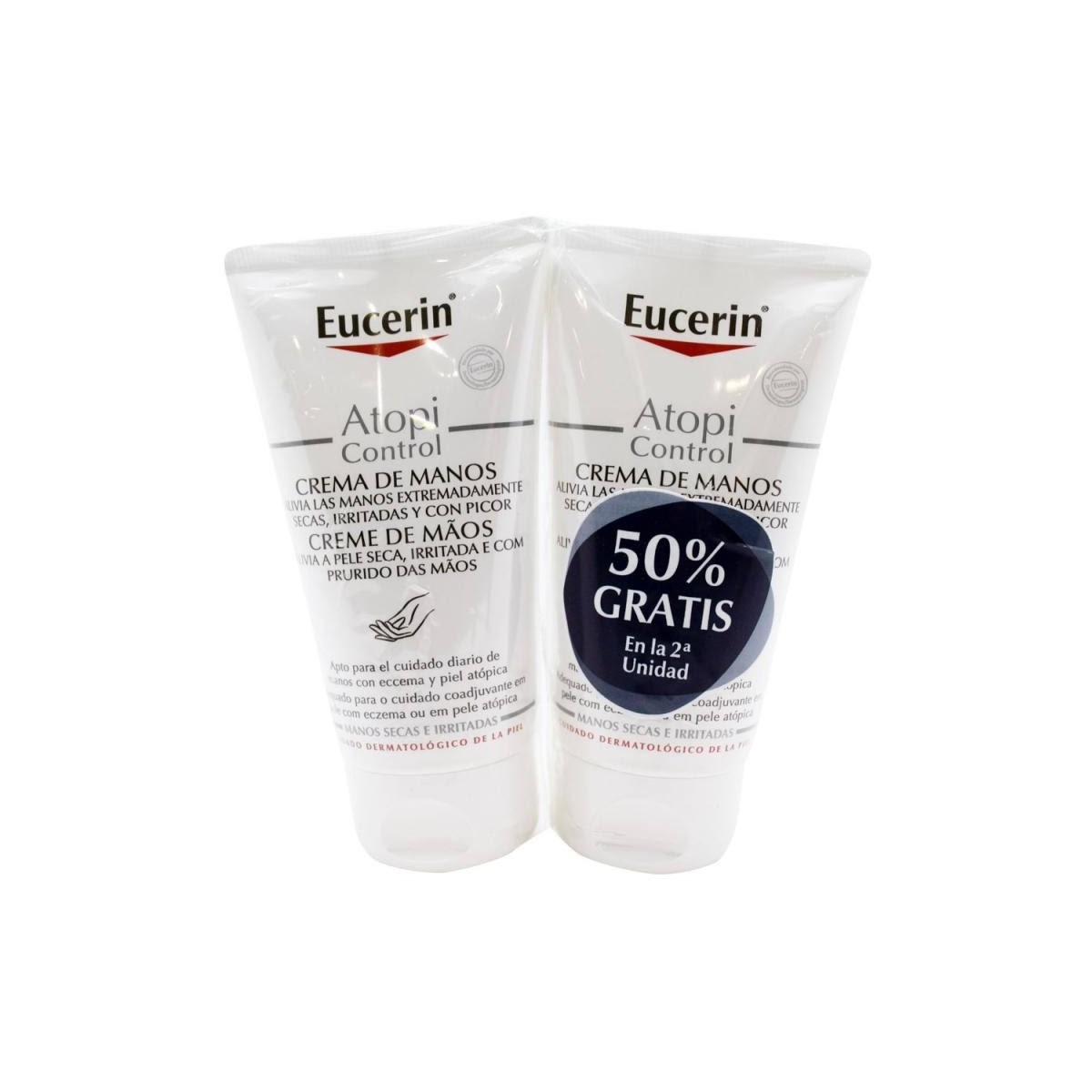 eucerin atopicontrol duplo crema de manos
