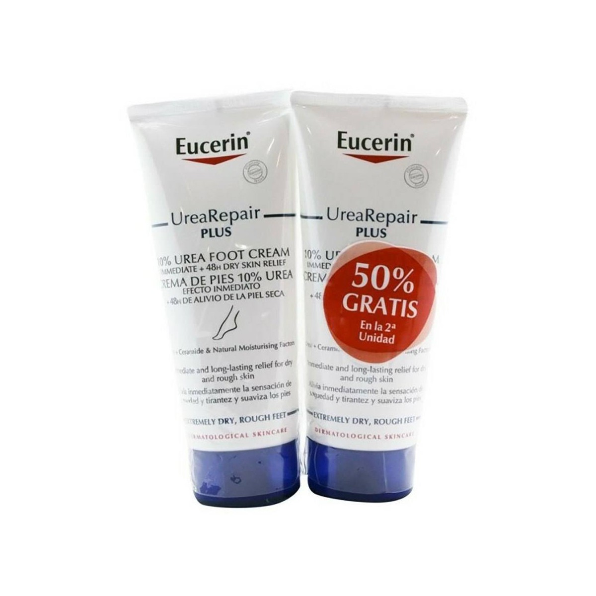 eucerin duplo repair crema de pies 2x100ml