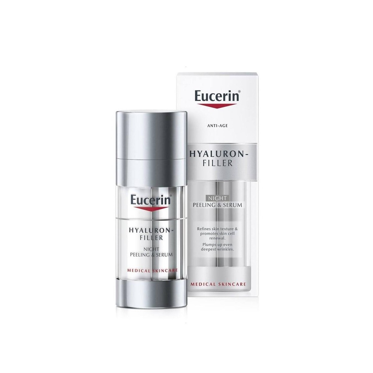 eucerin hyaluron filler peeling serum noche 30 ml