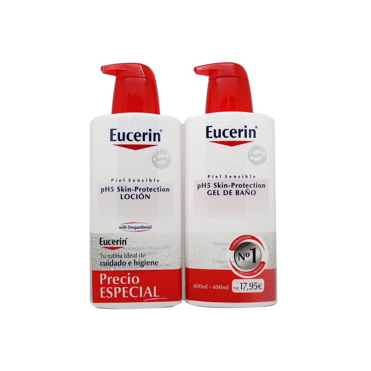 eucerin locion 400ml gel de bano 400ml