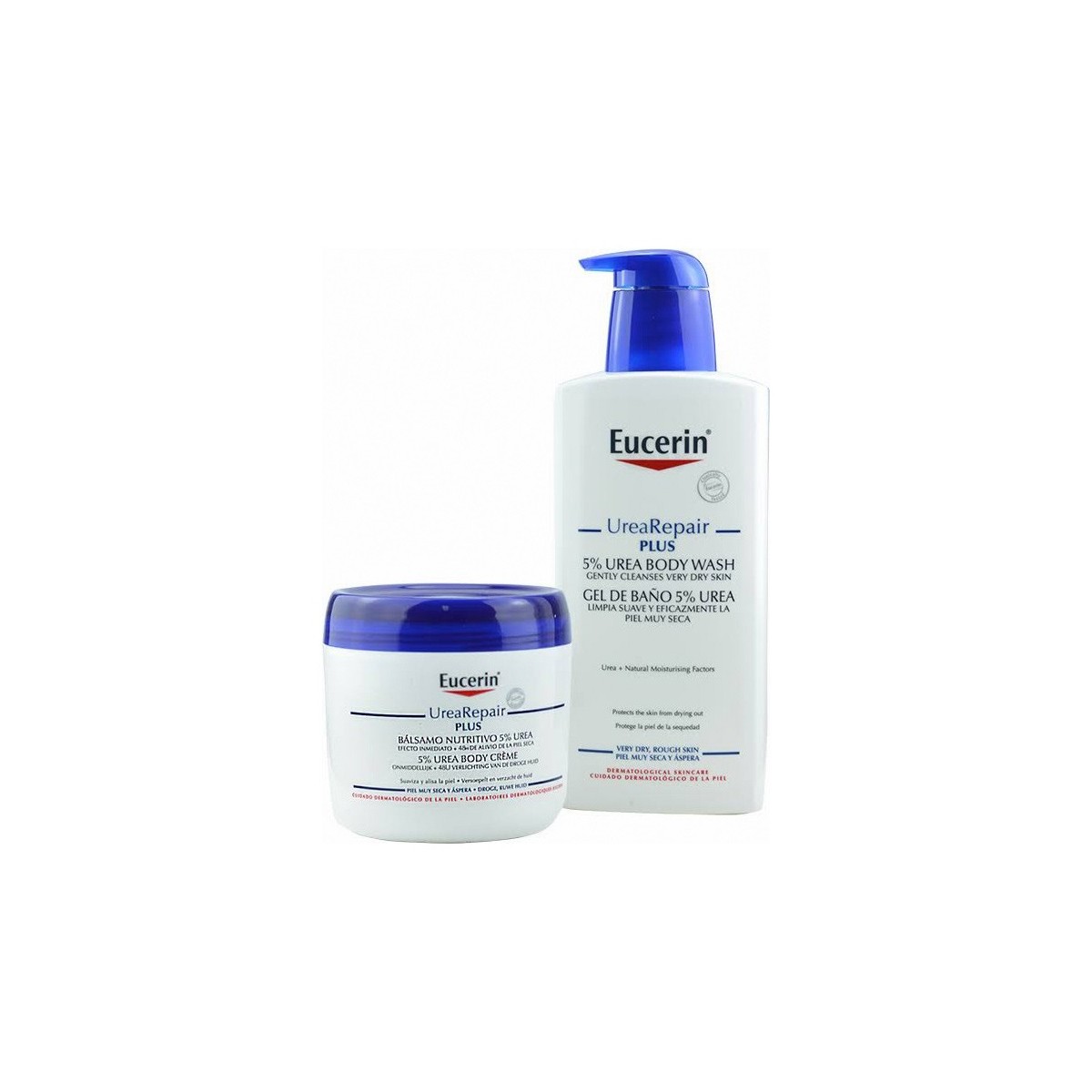 pack eucerin urea repair plus balsamo 450 ml gel de bano 400 ml
