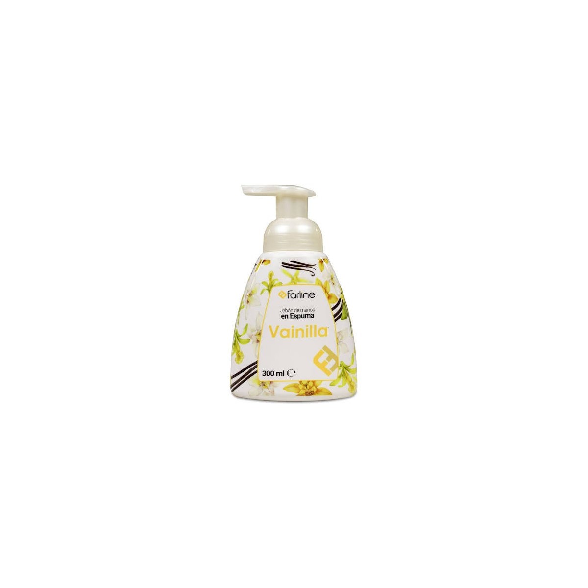 farline jabon de manos en espuma vainilla 300 ml
