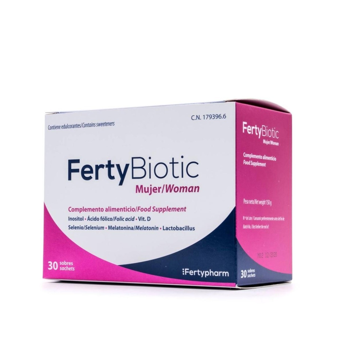 fertybiotic mujer 30 sobres
