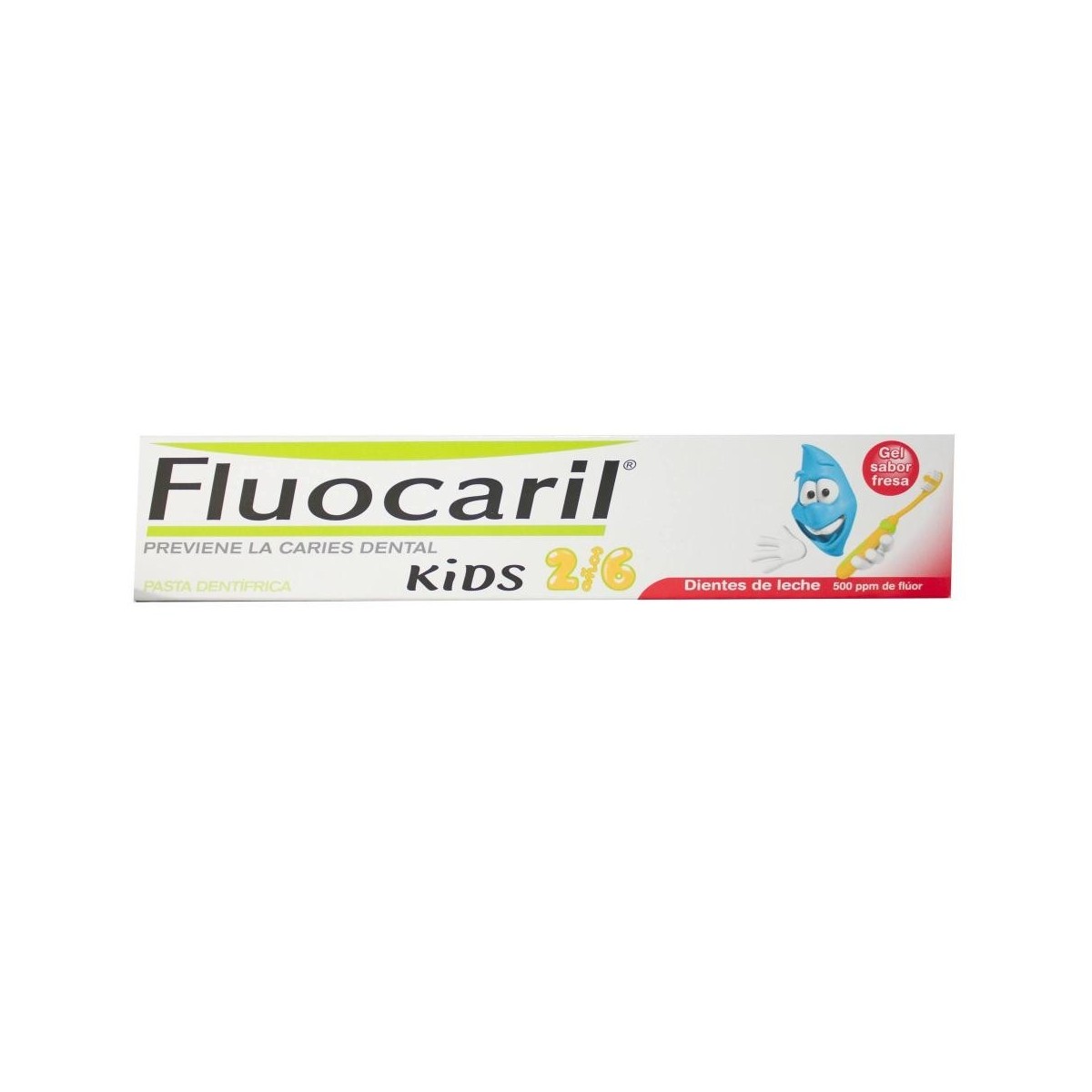 fluocaril kids gel fresa 0 6 anos 50 ml