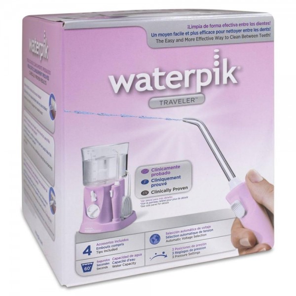 waterpik irrigador traveler wp 300 rosa