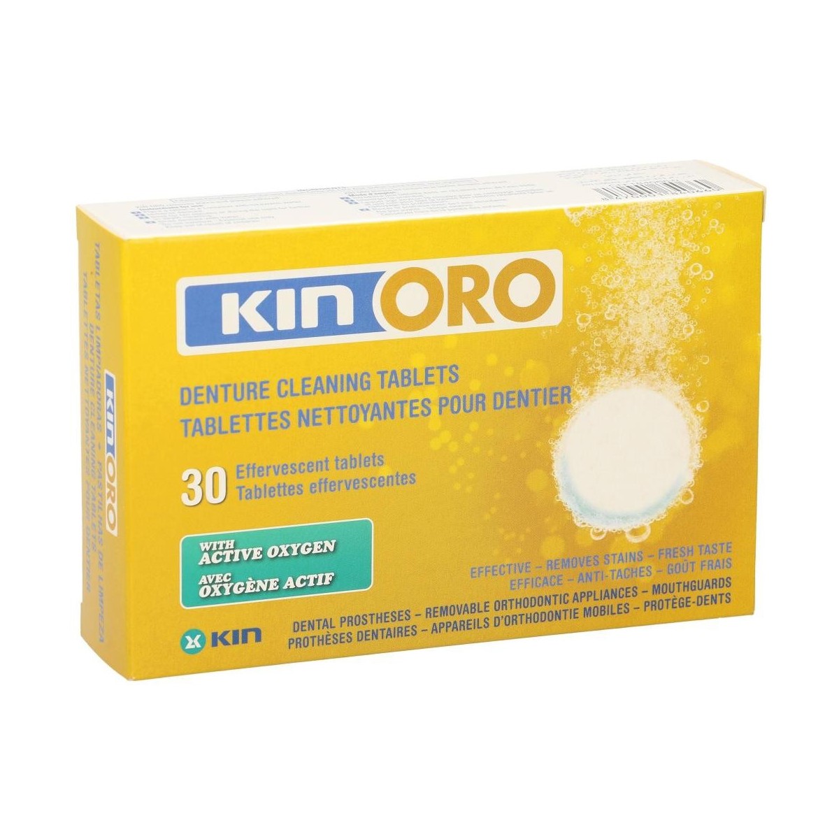 kin oro 30 tabletas limpiadoras