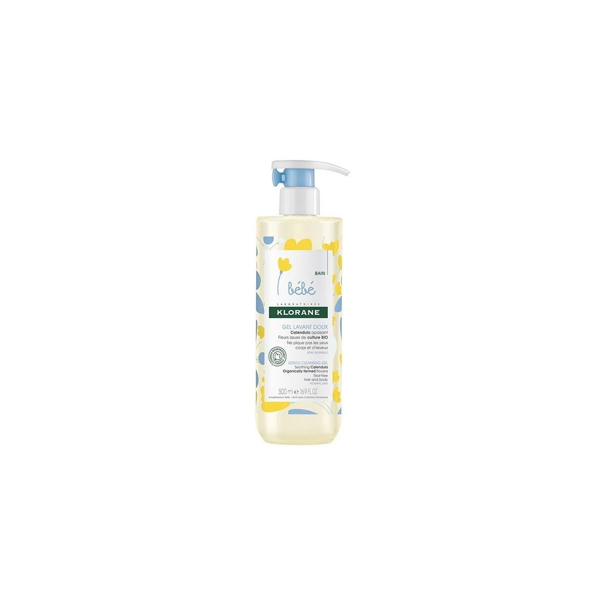 klorane bebe gel cuerpo y cabello 500 ml